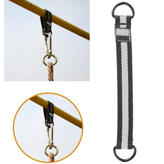 LYUMO Swing Kit, 1 Pair Kids Children Seesaw Connecting Belt Swing Strap Accessories with D Ring Buckle, Swing Accessories