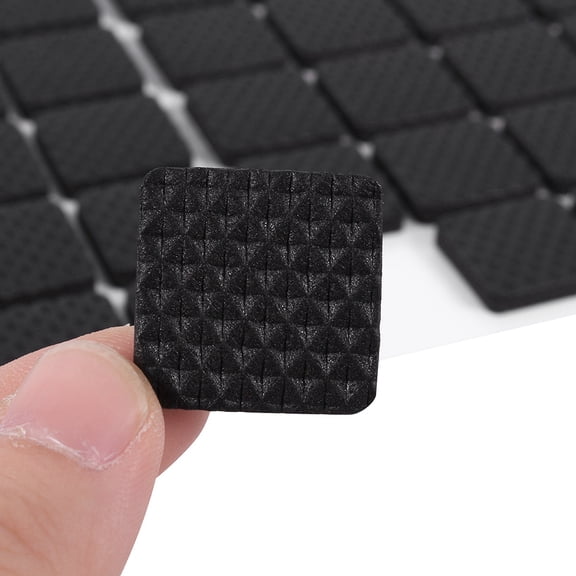 LYUMO Table Rubber Pads,48Pcs Black Non-slip Self Adhesive Floor Protectors Furniture Sofa Table Chair Rubber Feet Pads, Floor Protector Rubber Pads