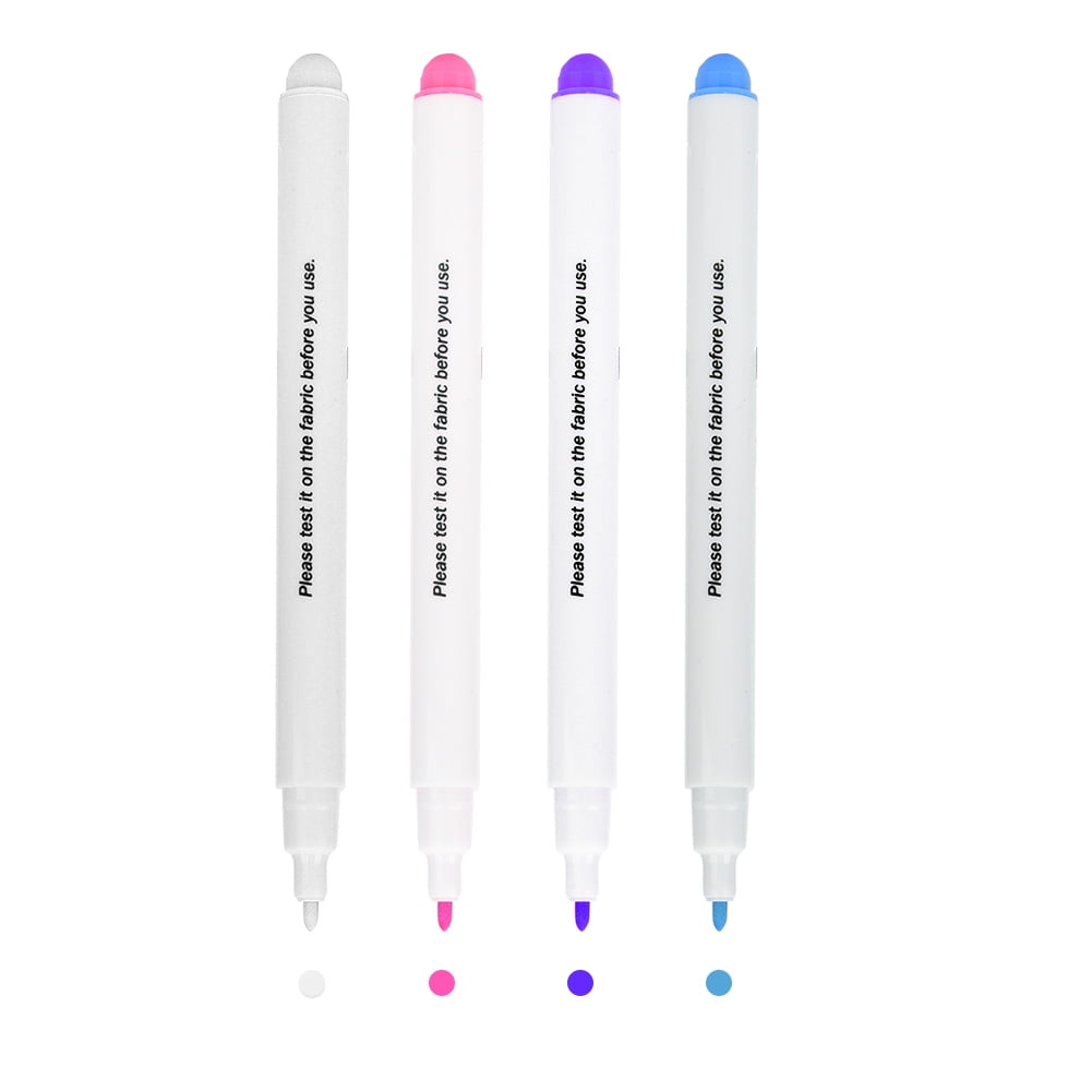 12 PCS Fabric Pens Sewing,Water Soluble Fabric Pen,Fabric Markers Sewing Erasable,Heat Erasable - View #14