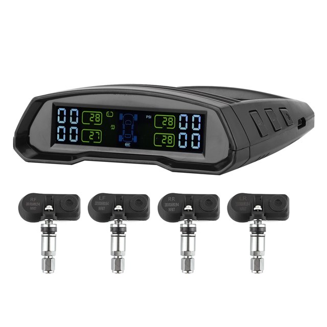 LYUMO Wireless Tire Pressure Monitoring System TPMS Solar Or USB Power