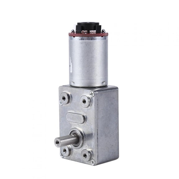 LYUMO Worm Gear Box,DC Motor,DC 12V High Torque Worm Geared Motor Reduction Motor with Encoder Srong Self-locking