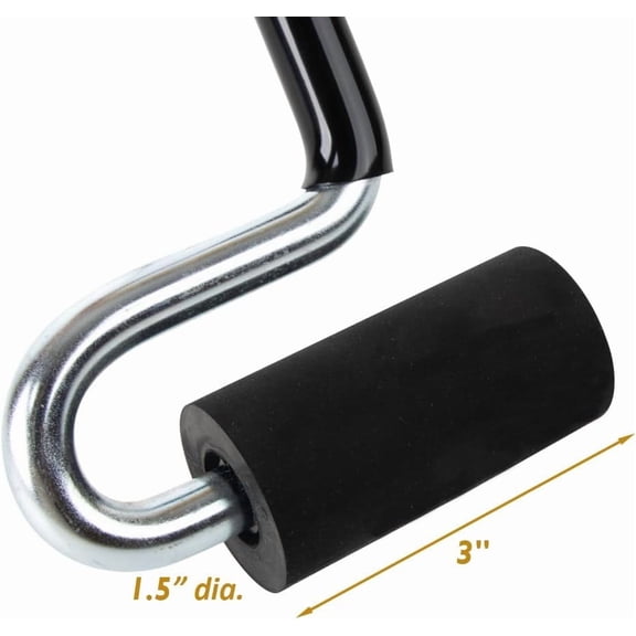 LYUSCI-12" Edge Banding Roller  Rubber J Roller with Long Handle for Laminate, Veneer, Flooring, and Wall Applications, VAL006