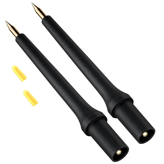 LYUSCI-2 Pack Probe Tip 4Mm Banana Jack 3 Probe Accessories Compatible with Power Circuit Probe Kit, Use for Autel and Other Brands Automotive Circuit Tester Electrical System Diagnosis