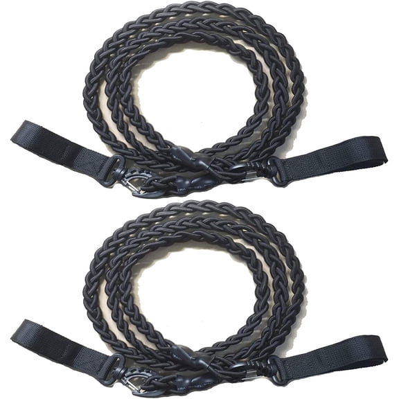 LYUSCI-2 Pack Tri-Braided Cord Clothes Line Clothes Drying Rope Travel Clothesline Windproof Clothes Line for Longer Trips Where You Need to do Laundry in Your Room or Camping - No Hanger Needed
