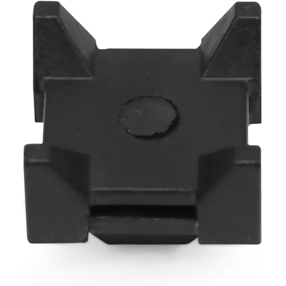 LYUSCI-25 Pieces Plastic Cable Zip Tie Mounting Block, Cables Base Fixture, Wire Clips, Management Fastener for 40 Series Aluminum T-Slot Extruded Profiles