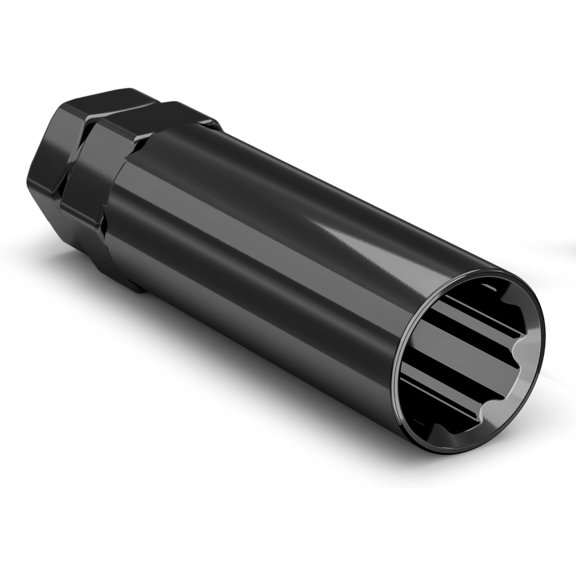 LYUSCI-3800L6 Six Spline Key Adapter for M14 and 9/16" Thread 6 Spline Lug Nuts - Fits 13/16" & 7/8" Hex Wrench