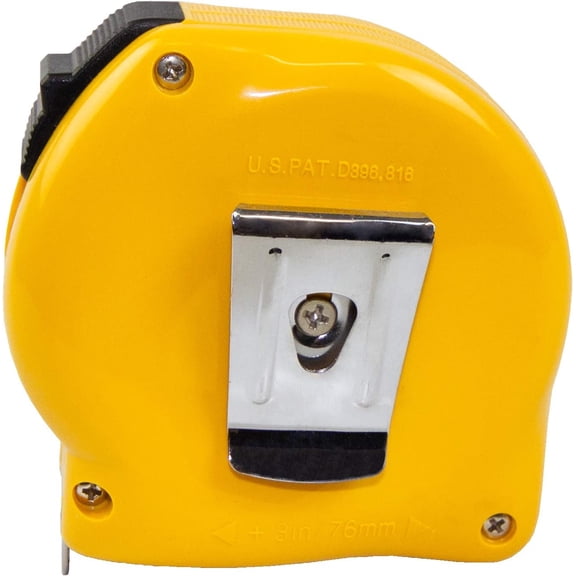LYUSCI-4930IM The Professional 30-Foot Inch/Metric Scale Power Tape, Yellow
