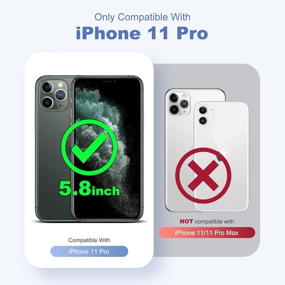 LYUSCI-Compatible with iPhone 11 Pro Case with Built-in Camera Lens Protectors Translucent Magnetic 11 Pro Phone Case 5.8" [Compatible with Mag-Safe][Great Grip Feeling], Pink