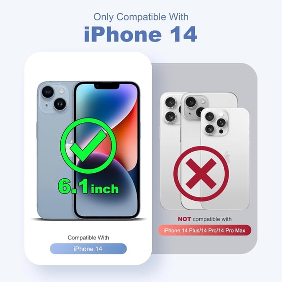 LYUSCI-Compatible with iPhone 14 Case with Built-in Camera Lens Protectors Translucent Magnetic iPhone 14 Phone Case 6.1" [Compatible with Mag-Safe][Great Grip Feeling], Pink