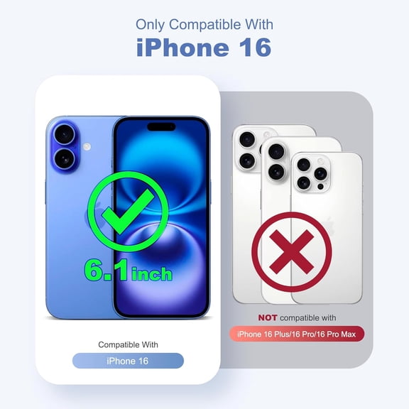 LYUSCI-Compatible with iPhone 16 Case with Built-in Camera Lens Protectors Translucent Magnetic iPhone 16 Phone Case 6.1" [Compatible with Mag-Safe][Great Grip Feeling], Pink