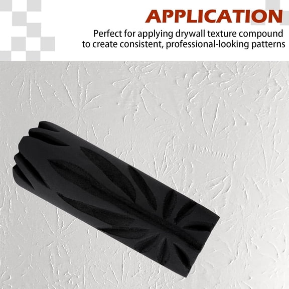 LYUSCI-Drywall Texture Roller 9-inch Crow's Foot Pattern Paint Roller for Walls and Ceilings