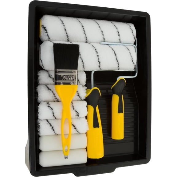 LYUSCI-Easy Coater Decorating Paint Roller Tray & Frame Set, 12 Piece Pack, Roller Brush, 10501