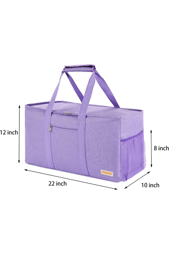 LYUSCI-Extra Large Utility Tote, Waterproof Beach & Picnic Bag, Foldable & Reusable Storage