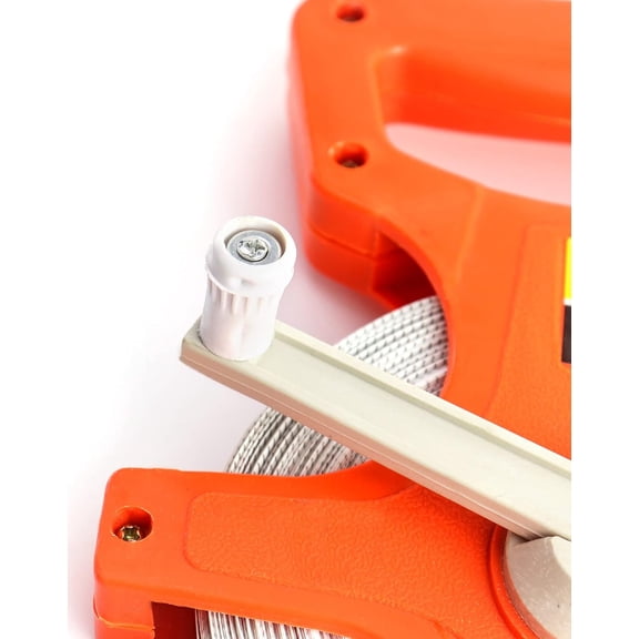 LYUSCI-Open Reel Tape Measure, Fibreglass Surveyors Tape, 50M /165 FT