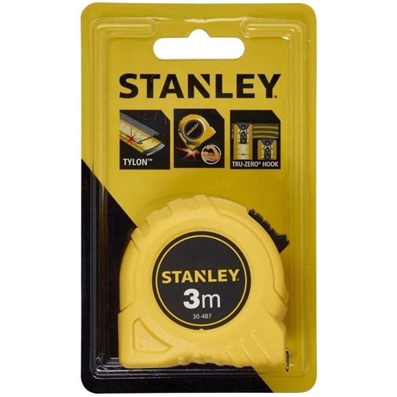LYUSCI-Tape Measure (3 m Tape Measure, Extra Strong Curved Tape, Polymer Protective Layer, End Hook Triple Riveted) 1-30-487