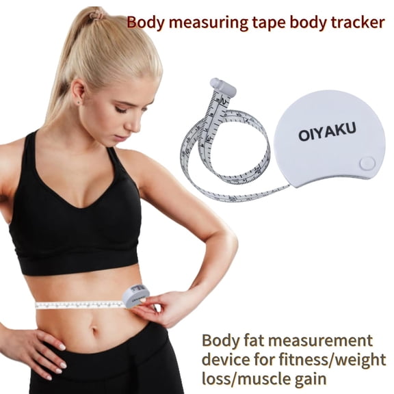 LYUSCI-Tape Measure Measuring Tape for Body Measurements Body Fat Measurement Device & Medical Tape Measure - Retractable Fabric Ruler 60" for Sewing Tailor Craft Fitness Clothing Nursing & Home Use