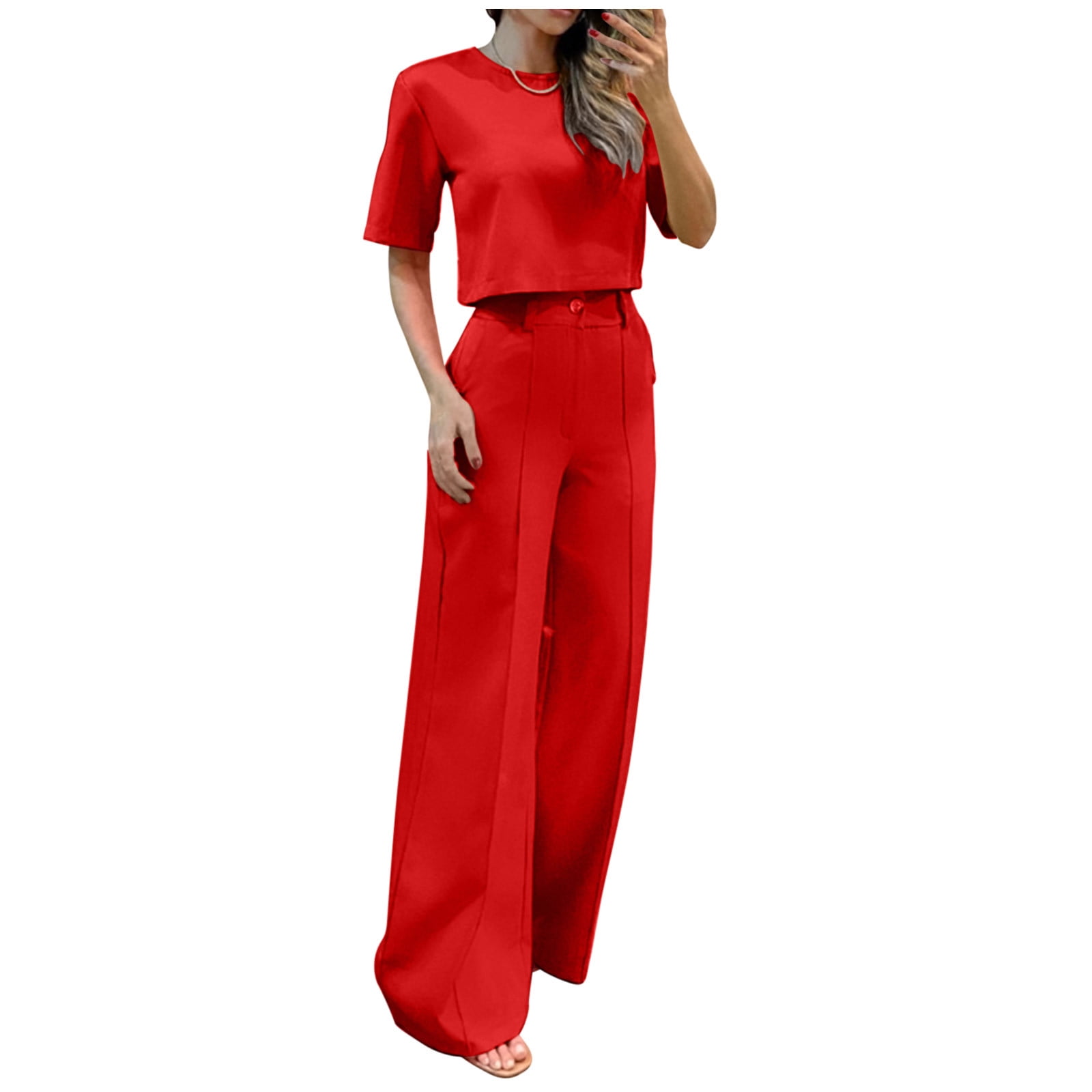 LYXSSBYX 2 Piece Outfit for Women Fall Women Fashion