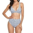 thumbnail image 1 of LYXSSBYX Bikini Swimsuits for Women Ladies Women's Sexy Bathing Suit Dot Print Pattern Printed Bikini Swimsuit, 1 of 7