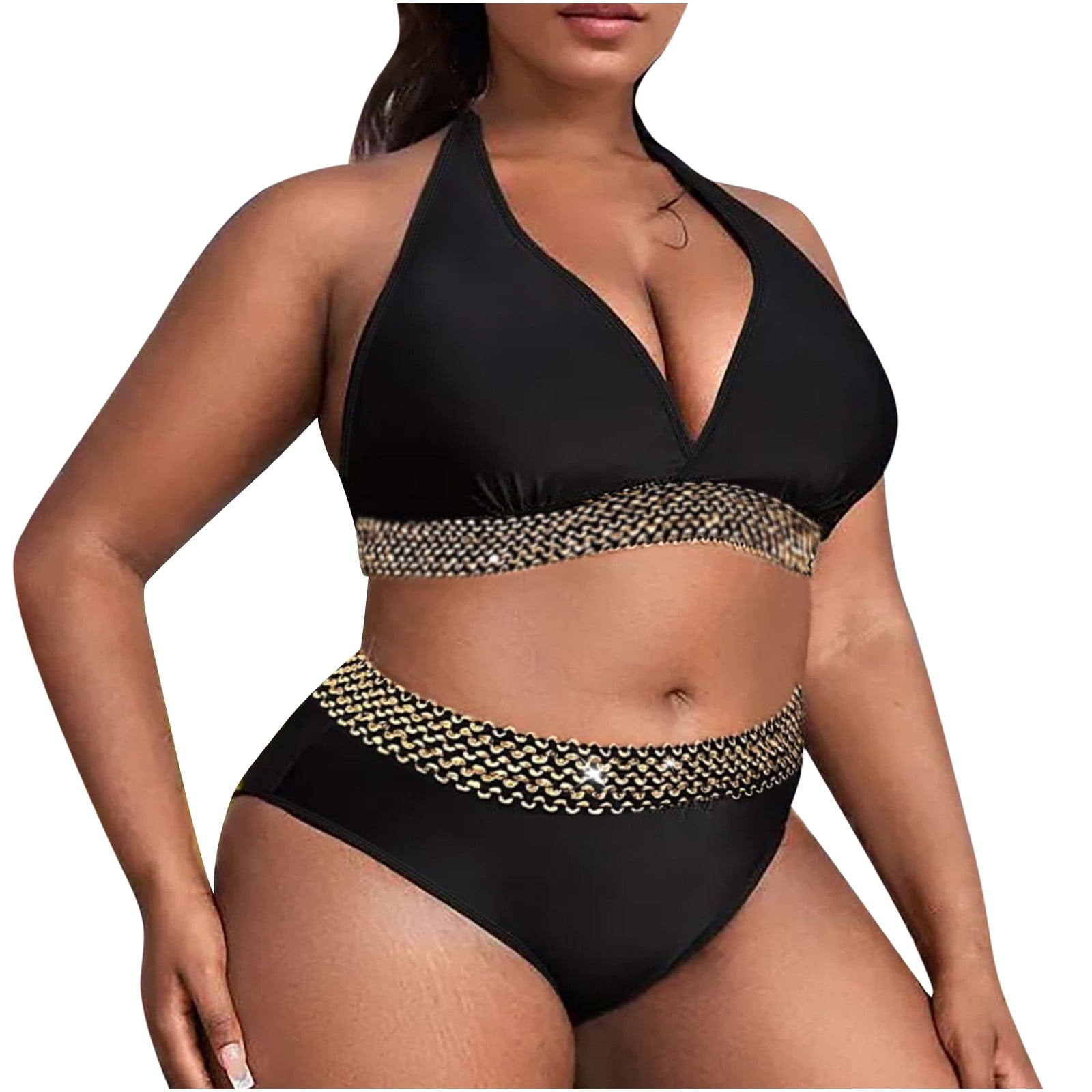ビキニ DIESEL Women Swimsuit A178300LHBP 9XX Black LYXSSBYX Bikinis for Women Plus Size 2024 New Plus Size Sexy