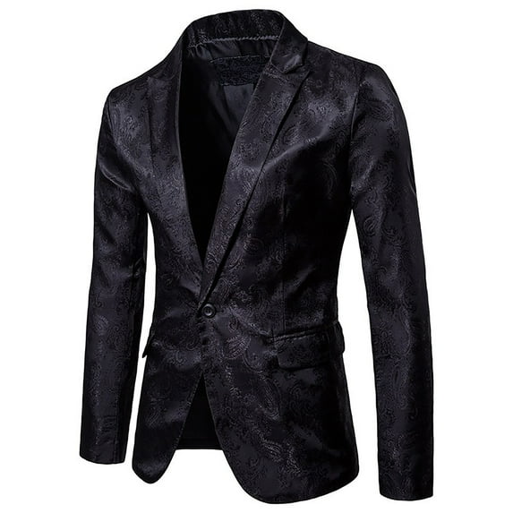 LYXSSBYX Blazers for Men Clearance Men's Autumn and Winter Fashion Personality Solid Color Casual Suit Jacket