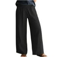 thumbnail image 1 of LYXSSBYX Cargo Pants Women Women's Casual Loose Baggy Pockets Pants Fashion Playsuit Trousers Overalls Cotton and Linen Pants, 1 of 7