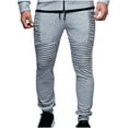 thumbnail image 1 of LYXSSBYX Cargo Pants for Men Men's Spring and Autumn Hip-hop Design Sports Fitness Loose Trousers, 1 of 1
