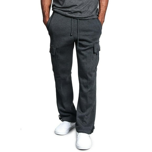 LYXSSBYX Cargo Pants for Men Men Splicing Overalls Casual Pocket Sport Work Casual Trouser Pants