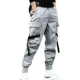 thumbnail image 1 of LYXSSBYX Cargo Pants for Men Summer New Style Fashion Overalls Casual Pure Colour Comfortable Trousers, 1 of 4