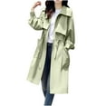 thumbnail image 1 of LYXSSBYX Fall Outfits for Women 2024 Women's New Casual Fashion In The Long Thin Coat Temperament Casual Coat, 1 of 3