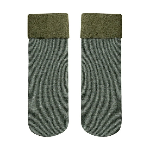 LYXSSBYX Fuzzy Socks for Women Hot Sale Clearance Winter Snow Socks Plus Velvet Thick Socks Women's Mid-tube Cotton Socks Vertical Pattern Straight 50g Warm Socks