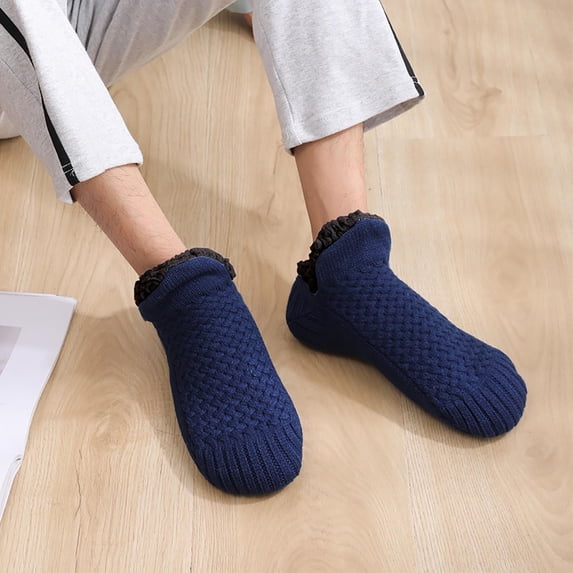 LYXSSBYX Fuzzy Socks for Women Hot Sale Clearance Womens Thick Warm Slipper Socks With Non Slip Grippers Double Side Cozy Warm House Slippers Thanksgiving Christmas Gifts