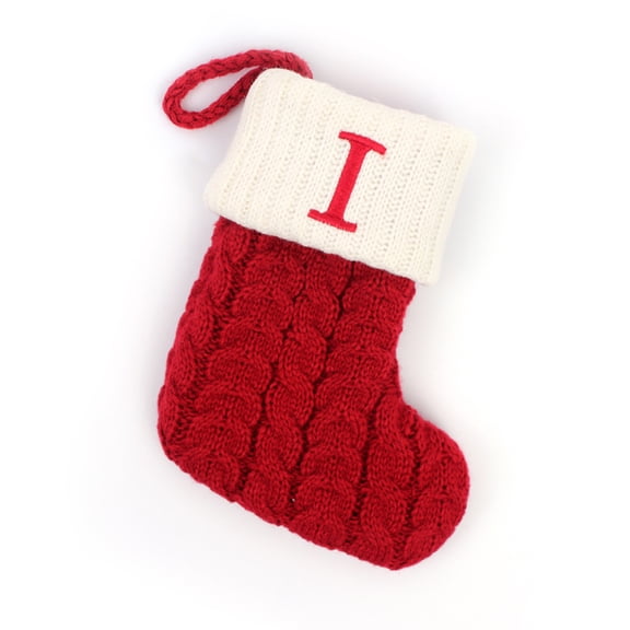 LYXSSBYX Fuzzy Socks for Women Hot Sale Clearance Christmas Letter Printed Stocking Wool Pendant Christmas Decorations Gift Bag Socks