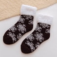 thumbnail image 1 of LYXSSBYX Fuzzy Socks for Women Hot Sale Clearance Ski Socks Thickened And Velvet Winter Warm Floor Socks Christmas Socks, 1 of 2