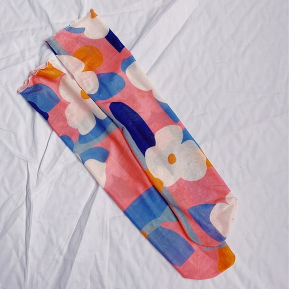 LYXSSBYX Fuzzy Socks for Women Hot Sale Clearance Spring And Summer Printing College Wind Socks Breathable Half Socks