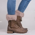 thumbnail image 1 of LYXSSBYX Fuzzy Socks for Women Hot Sale Clearance Womens Boot Cuffs Winter Plush Knit Leg Warmers Boot Topper Socks 2 Pairs, 1 of 3