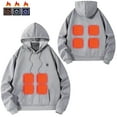 thumbnail image 1 of LYXSSBYX Heatet Hoodies for Women and Men Usb Rechargeable Thermal Sweatshirt Washable Hooded Sweatshirt Waterproof Heating Jacket for Winter Outdoor, 1 of 9