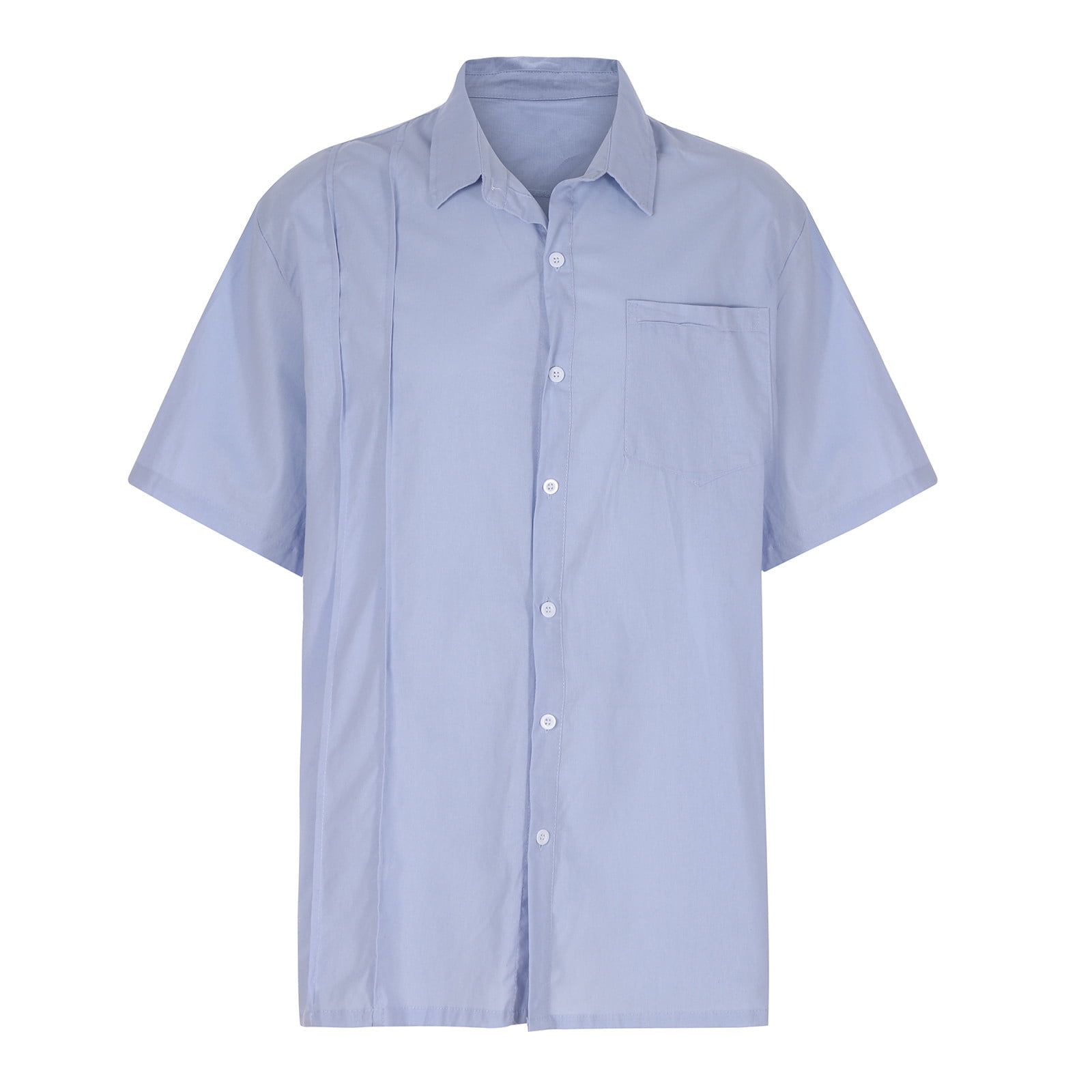 LYXSSBYX Long Sleeve T Shirts for Men Clearance Men's Button Trend ...