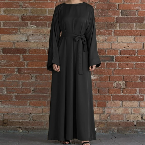 LYXSSBYX Maxi Dresses for Women Long Sleeve Women's Spring and Summer Round-Neck Sequin Dress Short Sleeves Large Dress