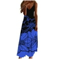 thumbnail image 1 of LYXSSBYX Maxi Dresses for Women Summer Dresses For Women Print Sleeveless Round Neck Dress Casual Dresses, 1 of 5