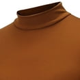 thumbnail image 1 of LYXSSBYX Men's Performance Long Sleeve Shirt Moisture Wicking Crew T-Shirt High-Neck Solid Color Slim, 1 of 6