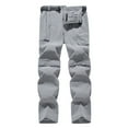 thumbnail image 1 of LYXSSBYX Mens Pants Men Solid Casual Button Zipper Belt Quick-Drying Detachable in Two Trouser, 1 of 7
