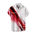 thumbnail image 1 of LYXSSBYX Mens Shirts Short Sleeve Button down Men Casual Fashion Turn-down Collar Hawaiian Printing Short Sleeve Have Pockets Cardigan Button Shirt Tops Blouse, 1 of 5