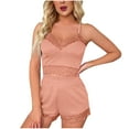 thumbnail image 1 of LYXSSBYX Pajamas for Women Set Women 2 Piece Outfit Set Sleeveless Top and Short Pants Nightshirt, 1 of 6