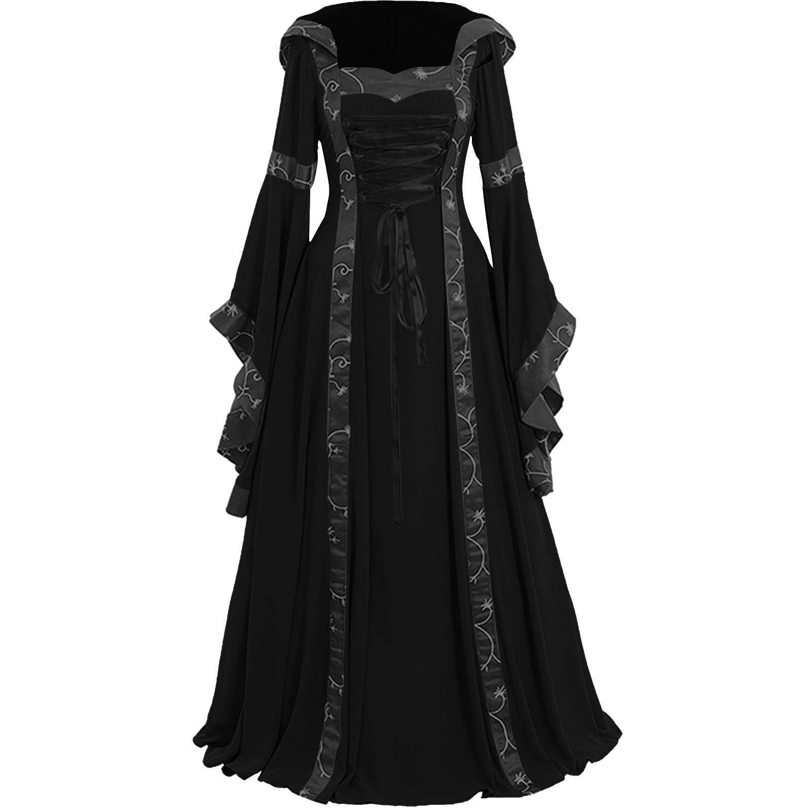 LYXSSBYX Plus Size Dresses Clearance Renaissance Dress Medieval Costume Women Festival Costumes