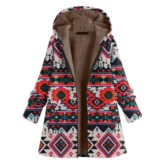 LYXSSBYX Plus Size Womens Shackets Hot Sale Clearance Women's Long Hoodies Coats Tunic Winter Cotton Jackets Knitted Casual Sweatshirt Zip Up Hoodies Oversized