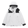 thumbnail image 1 of LYXSSBYX Rain Jacket Women Waterproof with Hood Womens Winter Warm Outdoor Leisure Charge Coat Men's and Women's Windproof and Rainproof Mountaineering Suit Group Purchase Work Suit, 1 of 2