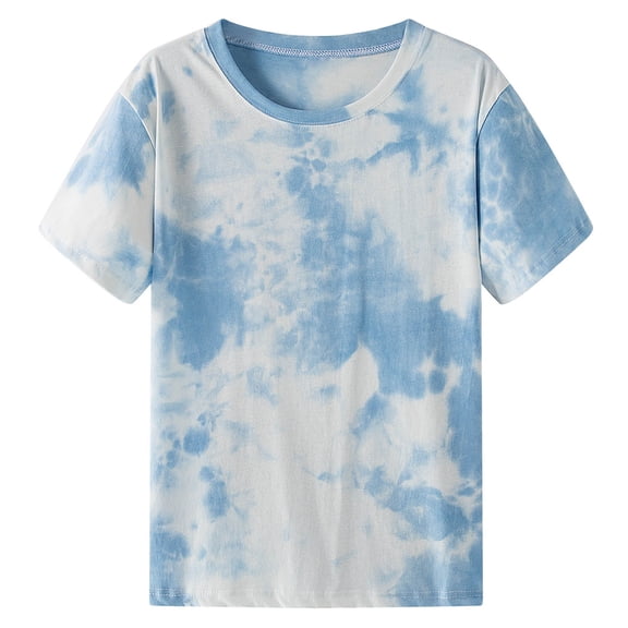 LYXSSBYX Short Sleeve Womens Tops Hot Sale Women's Shirt Tees Funny Cute Short Sleeve Gradual T-Shirt Tops Blouse Gift for Women