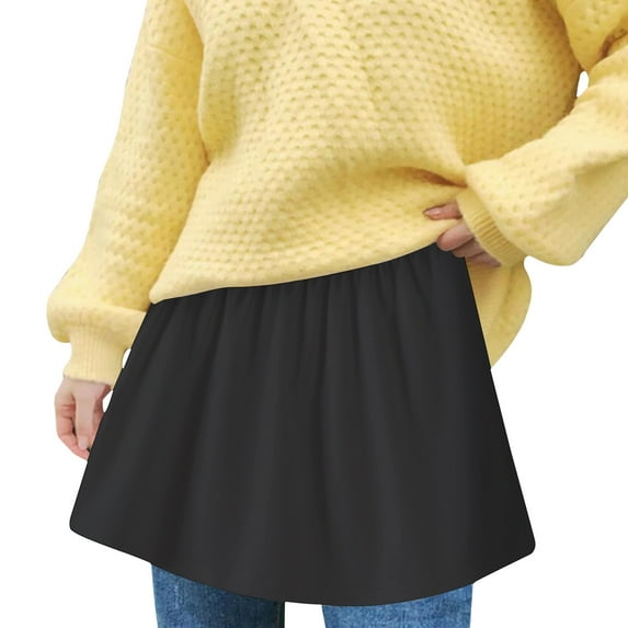 LYXSSBYX Skirt for Women Plus Clearance Women's Layered Tiered Sheer Stripe Printing Extender Half Slip Plus Size Skirt