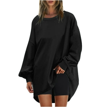 LYXSSBYX Sweatshirts for Women Loose Fit Womens Oversized Crewneck Sweatshirt Striped Pullover Long Sleeve Tunic Tops