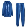thumbnail image 1 of LYXSSBYX Sweatsuits 2pcs Sets Womens Plus Size Clearance Women Color Hooded Sweatshirt and Pant Tracksuit Sport Suit, 1 of 7